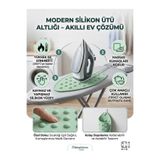 LOVYCO Yanmaz Yapışmaz Silikon Ütü Altlığı Isıya Dayanıklı Kaymaz Ütü Matı Pedi 15x27 cm