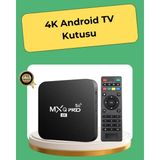 Lowell Home 4K Ultra Hd Tv Box – 2gb Ram 16GB Hafıza Android Akıllı Medya Oynatıcı - LO0029-60B6V0
