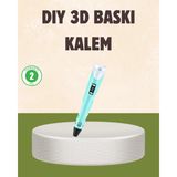 Lowell Home Abs ve Pla Filament Destekli 3D Yazıcı Kalem