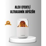 Lowell Home Alev Efektli Ultrasonik Uçucu Yağ Difüzörü 280ML Su Tanklı ve Sessiz Çalışma Özellikli