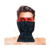 Lowell Home Baf Bandana Çoklu Kafatası Mavi Siyah Maske - 1 - Renkli