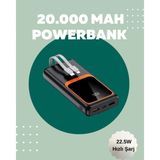 Lowell Home Dijital Ekranlı 20.000 Mah Powerbank | 22.5W Hızlı Şarj + Çoklu Bağlantı Seçeneği