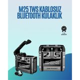 Lowell Home Powerbank Özellikli Kablosuz Kulaklık | Otomatik Bağlantı | Şarj Kutusu Dahil - LO0029-609TH7 - Çok Renkli