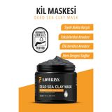 LOWRISS Ölü Deniz Kil Maskesi Kolajen Siyah Nokta Karşıtı Ölü Deriden Arındırır Yüze Canlılık Sağlar 150g