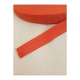 Loyal Friend Store KOLON ŞERİT TURUNCU DAR DOKUMA (2,5 Cm) 25 Mm X 10 Metre Çanta VE tasma Hobi Kolonu Kemer Şerit
