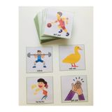 Loyameri Kidsshop YANSIMA SES KARTLARI 54 KART/ OKULÖNCESİ/ÖZEL EĞİTİM/DİL KONUŞMA