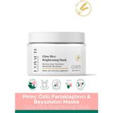 L'Oyauté Pirinç Özlü Parlaklaştırıcı & Beyazlatıcı Maske 100 ml Cilt Aydınlatıcı Etki