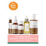 L'OYAUTE Karınca Yumurtası içeren Tüy Azaltıcı Ultimate VIP Seti Roll On + Kuru Yağ + Serum + Tüy Dökücü Krem + Yağ