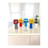 LoyHediyelik Sprunki 4 adet Kaliteli Yeni Figür 7 cm Yapı Oyuncak Guys, Jellyfish Aurelia , Mr.Panic
