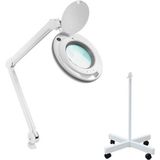 Loyka 6017-8 Ayaklı Masaüstü Ayarlanabilir Işıklı Büyüteç 5 x