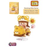 Loz FFLZ-4308 Creative Serisi Sallanan Kahverengi Kaplan Modeli 188 Parça Oyuncak Yapım Seti
