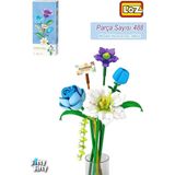 Loz FFLZ-4602 Dekoratif ve Koleksiyonluk 488 Parça Çiçek Modeli Yapım Seti
