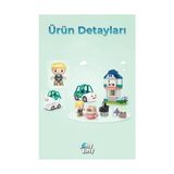 Loz Junior Serisi Doğum Günü Partisi 60 Parça Dekoratif Oyuncak Yapım Seti Yapı Blok FFLZ-6004 - 0 - Siyah