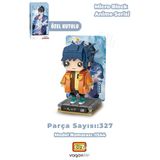 Loz Micro Anime Serisi 1344 Modeli 327 Parça Dekoratif Oyuncak Yapım Seti Yapı Blok FFLZ-1344