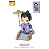 Loz Micro Anime Serisi 1546 Modeli 345 Parça Dekoratif Oyuncak Yapım Seti Yapı Blok