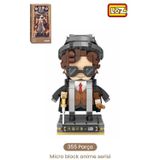 Loz Micro Anime Serisi 1554 Modeli 355 Parça Dekoratif Oyuncak Yapım Seti Yapı Blok