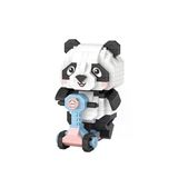 Loz Tatlış Serisi: Sürücü Panda | 320 Parça Mikro Bloklar | 14+ Yaş | Hayvan Maketi