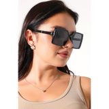 Lozzo Kadın Kelebek Gold Aksesuarlı UV400 Güneş Gözlüğü 23066 C2 Koyu Cam