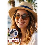 Lozzo Kadın UV400 Leopar Çerçeve Güneş Gözlüğü 23012 C8