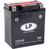 LP Batteries YTX7L-BS 12 V 7 Ah YZF-R25 MT-25 YBR125 Spacy CBF150 CBR250R Akü