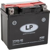 LP YTX5L-SLA 12 V 4 Ah 80A Honda Dio 110 CG 125 Titan CRF 250X RKS Spontini 110 Yamaha BWS 100 Akü