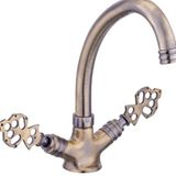 LPD Antik Kuğu Osmanlı Lüx Pirinç Lavabo Bataryası