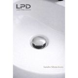 LPD LİDER Basmalı Stoplu Lavabo Sifonu - Krom