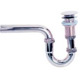 LPD LİDER Krom Lavabo Sifonu U Borulu