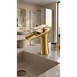 LPD Mat Gold Şelale Lavabo Bataryasi Altın