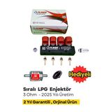 Lpg Enjektörü 4 Silindir 3 Ohm Filtre Ve Kapak Hediyeli Atiker Aldesa Zavoli Cangas Mimgas Uyumlu