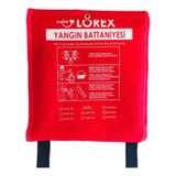 Lr-fb1015c Çantalı 1 Metre X 1,5 Metre Yangın Battaniyesi