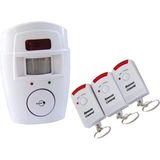 LR-NG300-3 Kumandalı Kablosuz Hareket Dedektörlü Alarm Seti, Kumandalı Ev Alarmı, Hırsız Alarmı, Hırsız Alarm Sistemi - Option-1