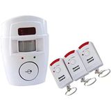 Lr-Ng300-3 Kumandalı Kablosuz Hareket Dedektörlü Alarm Seti, Kumandalı Ev Alarmı, Hırsız Alarmı, Hırsız Alarm Sistemi