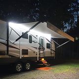Lrimauix Karavan Tente Işıkları, 12 V 16,4 FT Beyaz Karavan Kamp Tente Işıkları, Karavan Seyahat Römorku Gölgelik Led Işıkları, Su Geçirmez RV Dış Tente Şerit Işıkları, RV Dış Mekan Işıkları