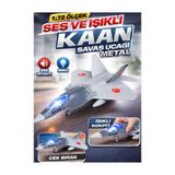 LRS STORE 1:72 Metal KAAN Savaş Uçağı, Sesli Işıklı Çek Bırak Oyuncak, Gerçekçi Model Jet Uçak LRS79898799852006550