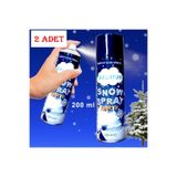 Lrs Store 2 Adet Eriyen Kar Spreyi Oyun Parti Sprey Yüksek Kalite Düğün, Nikah, Kına Gecesi Spreyi 2X200Ml