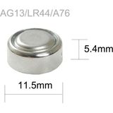 LRS Store 20 Adet AG13/LR44/357A Düğme Pil Saat Pil Lazer Pili Oyuncak Pili Alkalin Kaliteli - 20'li