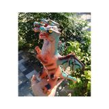Lrs Store 3 Başlı Ejderha Figürü Sesli Büyük Boy 50 Cm, Çocuklar İçin Oyuncak Dinozor Ejderha Dayanıklı Soft
