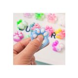 LRS STORE 5 Adet Mini Kedi Patisi-Yapışabilen Sukuşi - Squishy Pati- Muhteşem Hisli Pati -3 cm Stres Oyuncak