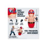 LRS STORE 91 CM Şişme Hacı Yatmaz Boks Torbası Çocuklar İçin Sulu Stres Boks Torbası Şişme Boks Oyuncağı Denge Oyuncağı Enerji Atma Oyuncağı