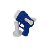 Lrs Store Baloncuk Tabancası Pilli Işıkllı Bol Köpüklü Köpük Tabanca Makine Süper Bubble Gun Mavi, Mavi