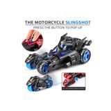 LRS STORE Batman Araba Işıklı Sesli Batmobil Metal Çek Bırak Motor Fırlatan Araba Süper Kalite Hediye Oyuncak