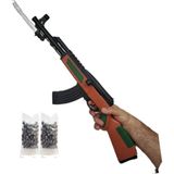 Lrs Store Boncuk Atan Kaleşnikof Tüfek Boncuklu Keleş AK47 Oyuncak Silah - 0 - 19 lt - Çok Renkli