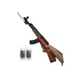 LRS STORE Boncuk Atan Kaleşnikof Tüfek Boncuklu Keleş Ak47 Oyuncak Silah