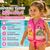 Lrs Store Çocuk Can Yeleği 2-5 Yaş Pembe | Sünger Dolgulu Yüzme Yeleği | Ayarlanabilir Bacak Arası Emniyet Kemerli Havuz Deniz Yelek