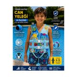 LRS STORE Çocuk Can Yeleği M Beden 8-12 Yaş | Süngerli Neopren Yüzme Yeleği | Ayarlanabilir Güvenlik Tokalı | Havuz Deniz Can Yeleği