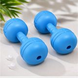 LRS Store Çocuk Dambıl Seti 2'li Ayarlanabilir 1-2 kg Su Kum Doldurulabilir Fitness Spor Ağırlık - Mavi