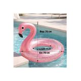 LRS STORE Çocuk Simidi 3-9 Yaş Flamingo Pullu Kız Çocuk Havuz Deniz Oyuncağı Yüzme Simit