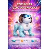 LRS Store Dans Eden Sesli Işıklı Robot Köpek Eğitici Müzikli Dans Eden Sesli Işıklı Köpek Robotu - 1 ADET ROBOT KÖPEK