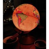 LRS Store Dünya Küresi - Işıklı- Yerküre Antik-Siyasi Dekoratif Eğitici Yer Küre Globe Ancient - 26 CM ÇAPLI ANTİK